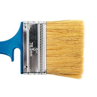 Кисть флейцевая 'Эксперт' КФ- 70*12 натуральный ворс, пласт.ручка 'PRAKTISCHE TOOLS'