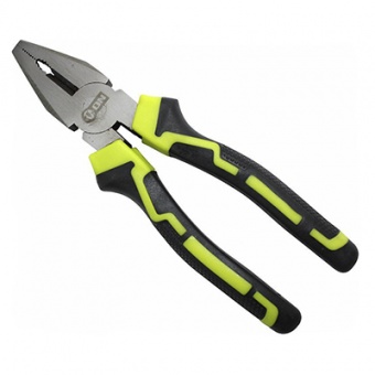 Пассатижи 180 мм, шлифованные, двухкомпонентная рукоятка ON , 08-01-180