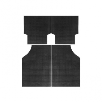 Комплект универсальных автомобильных ковриков резина 65х45(2шт)+43х43(2шт) SHAHINTEX (Ш)