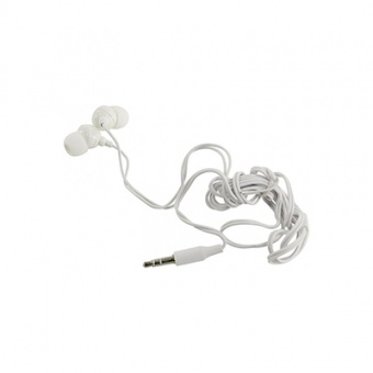 Наушники внутриканальные стерео SmartBuy COLOR TREND, провод 1,2 м, белые