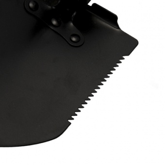 Лопата штыковая саперная ЛКО рельс. сталь `Урожайная сотка` складная с цельномет/чер и V ручкой 60 см S505Y