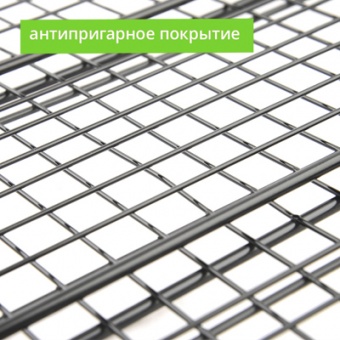 Решетка-гриль 64 (+3) х32х26х6 см антипригарная глубокая 'Твой Пикник' (11100103)