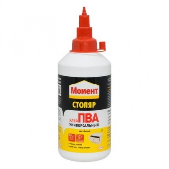 Клей для дерева `Момент Столяр ПВА` универсальный 250 гр