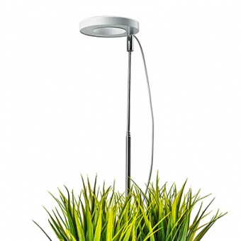 Фитосветильник светодиодный 5 Вт 1 лампа для рассады и растений 'Урожайная сотка' грунтовый и с таймером