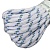 Шнур полипропиленовый, плетеный, с сердечником, 16 пр., d=5 мм, 10 м, КРАП