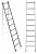 Лестница приставная металл.  9 ступеней `Ника` Л9 (высота 2,2 м) мах нагр 100 кг