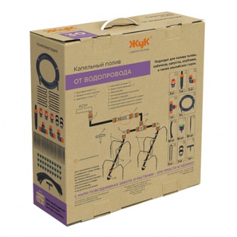 Капельный полив от водопровода на 30 растений `Жук` 7825-00