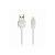 Кабель Smartbuy, USB - Lightning, 2 А, 1 м, ДЕТСКИЙ , белый