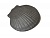 Камень для банной печи чугун `Ракушка большая` КЧР-2  142х141х67 мм (Рубцовск)