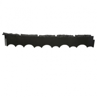 Бордюр пласт 'Камешки' 75 х 12,5 см черный 8201-Ч