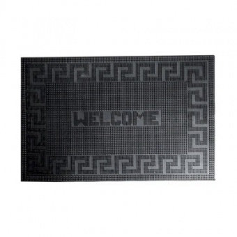 Коврик придверный резиновый 40х60 см BLABAR "Welcome" черный