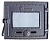 Дверка топочная герметичная ДТГ-3БС `Ками` 315х270х124 (250х210) краш, со стеклом, термошнур (Рубцовск)