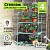 Стеллаж (мет труба в пвх d-16мм) 69х49х109 см разб 4 полки 'Урожайная сотка Эксперт' 26023
