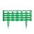 Ограждение садовое пласт `Ивушка` 300 см х 25 см салатовое