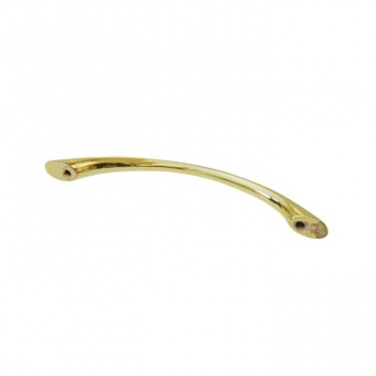 Ручка-скоба мебельная `SANBERG` мет  96 дуга резной вьюнок (золото) [инд. уп.]
