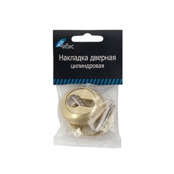 Накладка под механизм цилиндровый `ЧИБИС` ZE03-SB/PB (матов зол/зол) ,пара