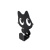 Крючок  настенный 'Кот' металл 6,5 х 5 х 2 см черный Verda Line