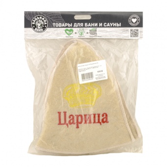 Шапка для бани 'Царица' (Бацькина баня)