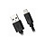 Кабель Smartbuy, USB - Lightning, 3 А, 15 cм, САМАЯ БЫСТРАЯ ЗАРЯДКА , черный
