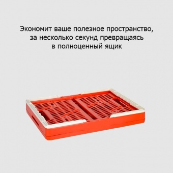 Ящик пласт складной универсальный 18 л 385х285х205 мм (Э)