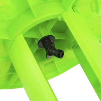 Катушка для шланга на колесах с ручкой под коннектор 'Урожайная сотка Эксперт' (YM3101)