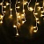 Гирлянда "Бахрома" 48 LED, 1.8 х 0,5 м, 12 нитей, ТЕПЛО-БЕЛЫЙ, 8 режимов, прозрачный провод, 220 В Uniel
