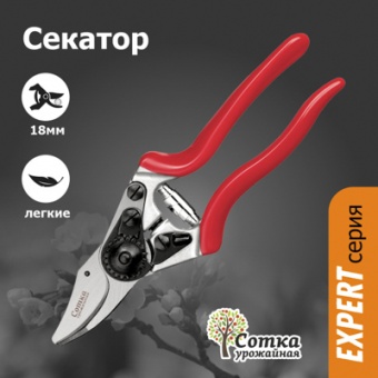 Секатор Профессиональный 200 мм `Урожайная сотка Эксперт` PS3304 (SK5)