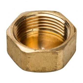 Заглушка 3/4" Г латунь