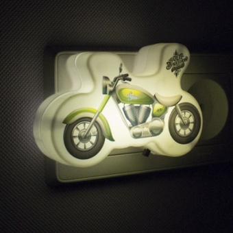 Светильни- ночник СТАРТ  NL 3LED Мотоцикл зеленый 60/240