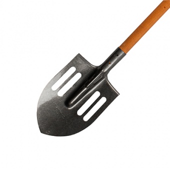 Лопата штыковая ЛКО рельс.сталь `Урожайная сотка` облегченная с краш дер/чер S506-6