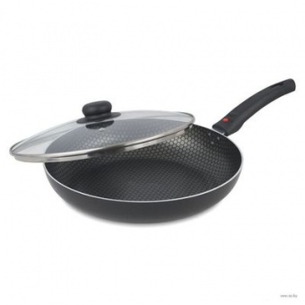 Сковорода алюм 26 см а/п стекл крышк съемная ручка `Discovery` сд-029 (Scovo)