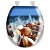 Сиденье для унитаза мягкое 43,5х36,5х5 см `Ракушки и море` 1102 (Aqua-prime)