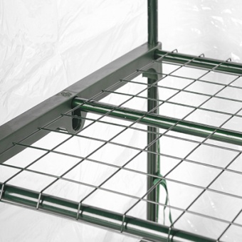 Парник для балкона (мет тр в пвх d-16мм+чех: пл пвх) 49х69х126 см разб 3 полки 'Урожайная сотка Эксперт' 21003