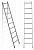 Лестница приставная металл.  7 ступеней `Ника` Л7 (высота 1,7 м) мах нагр 100 кг