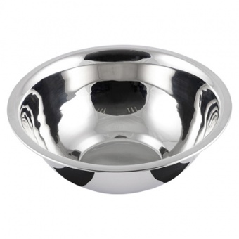 Миска нерж 1,2 л d=19,5 см мерная шкала Bowl-Roll-19
