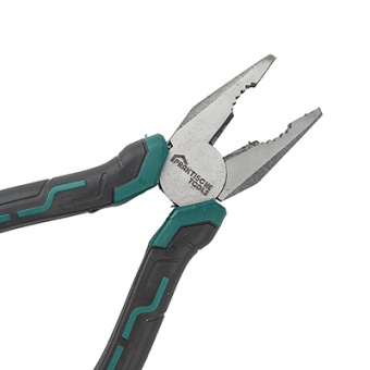 Плоскогубцы комбинированные `PRAKTISCHE TOOLS`, кованая сталь, двухкомпонентные рукоятки, 180 мм