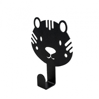 Крючок  настенный 'Тигренок' металл 9 х 7 х 2 см черный Verda Line