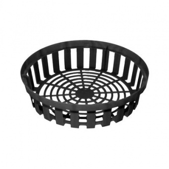 Корзина для луковичных пласт 300х300х80 мм круглая черная