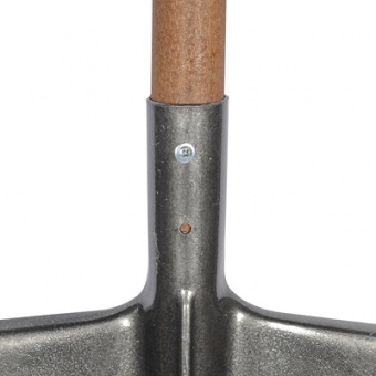 Лопата штыковая ЛКО рельс.сталь `Урожайная сотка` с ребр.жест с краш дер/чер S506-4