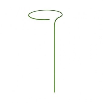 Опора для клубники металл в пвх проволока d-3 мм h-30 см d опоры-12 см (10 шт в упак)