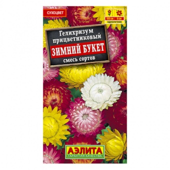 Гелихризум Зимний букет, смесь сортов  0,3г (Аэлита)