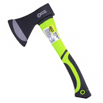 Топор кованый с фиберглассовой рукояткой 800 г, сталь 65MN ON , 06-03-005