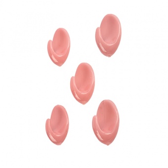 Крючок самоклеящийся `SANBERG` пластик ОВАЛЬЧИКИ комп. 5шт Blister