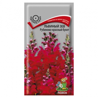 Львиный зев Рубиново-красный букет 0,1гр. (Поиск)