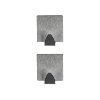 Крючок самоклеящийся `SANBERG` металл ЛОФТ ПРОСТАЯ ГЕОМЕТРИЯ комп. 2шт Blister