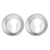 Накладка под механизм цилиндровый `ЧИБИС` ZE03-SC/CP (матов хром/хром) ,пара