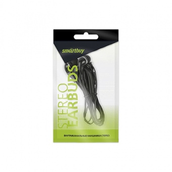 Наушники внутриканальные Smartbuy J1, черные, цветной пакет