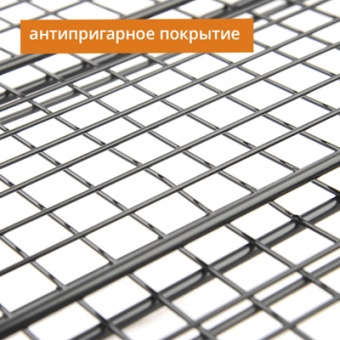 Решетка-гриль 65 (+3) х40х30х5 см антипригарная глубокая 'Твой Пикник' (11100104)