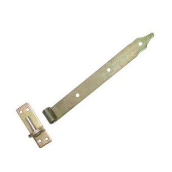 Петля-стрела полосная ПСП-400 3мм (б/покр) (К) [инд.уп]