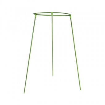 Кустодержатель металл в пвх d-10 мм круг большой h-0,97 м d-0,45 м трехножник 'Урожайная сотка'